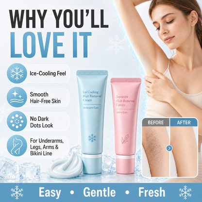 Hair Removal Cream – Enriched with Rose & Lavender Oil