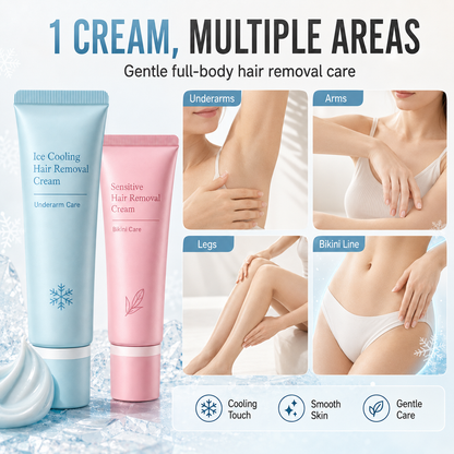 Hair Removal Cream – Enriched with Rose & Lavender Oil